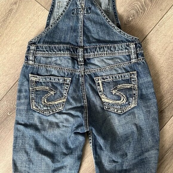 Silver overalls denim size XS - Picture 3 of 8